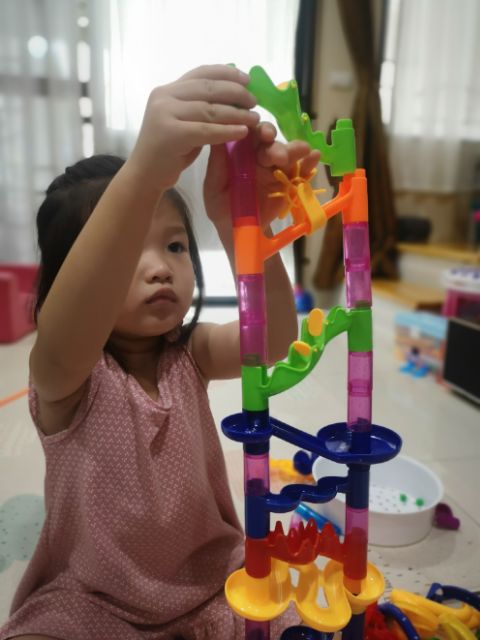 Marble run ตัวต่อรางลูกแก้ว 105 ชิ้น พร้อมส่งจากไทย