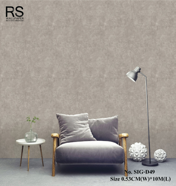 วอลเปเปอร์ ลายปุนขัดมัน สีน้ำตาล No.SIG-D49