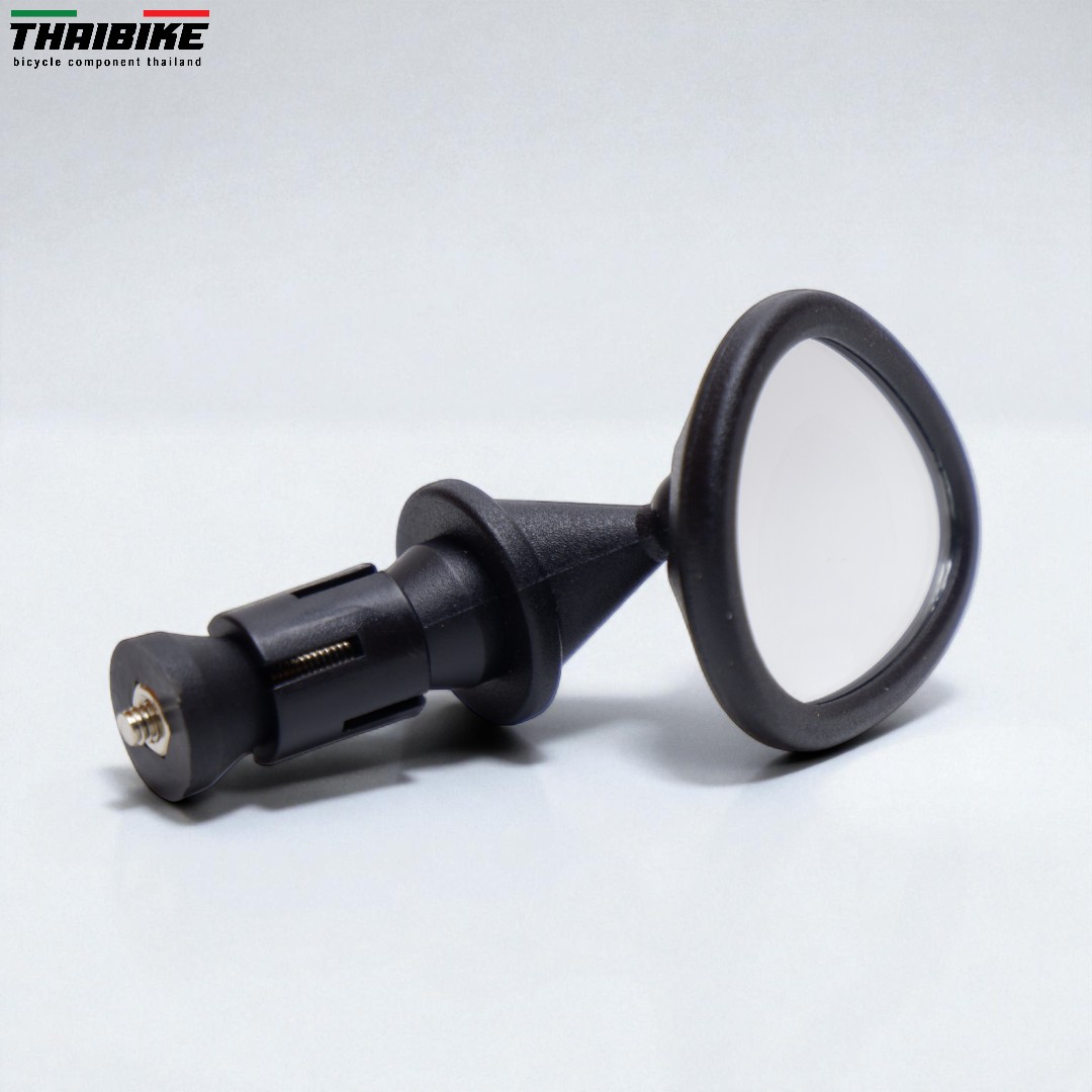 กระจกติดจักรยานเสือหมอบ THAIBIKE 3D MIRROR จักรยาน กระจกปลายแฮนด์ ติดได้ทั้งซ้ายและขวา