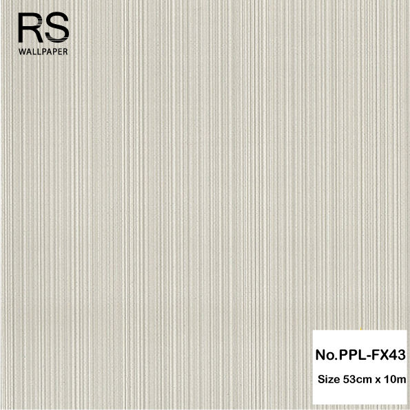 วอลเปเปอร์ สี่เทาอ่อน มีกากเพชร No.PPL-FX43