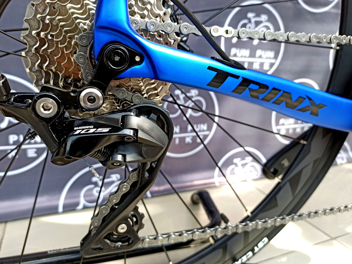 TrinX RAPID 2.1 เสือหมอบเฟรมคาร์บอน ดิสเบรกน้ำมัน 105 เกียร์ Shimano 105