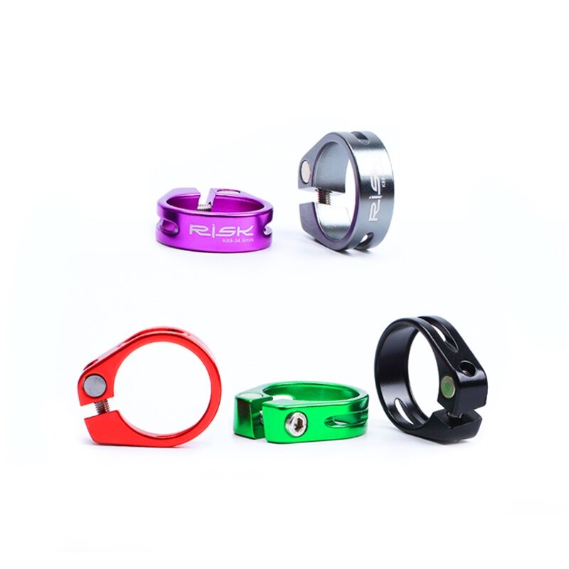 รัดหลักอานจักรยานแบบปลดช้า ขันน็อต RISK ขนาด 28.6 30.9 34.9