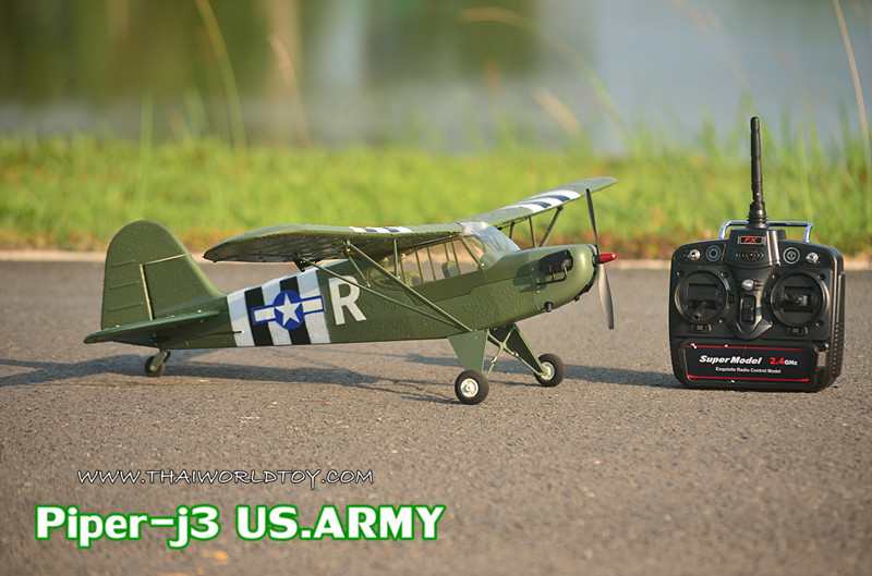 Piper J-3 ARMY 680MM. 6Gyro