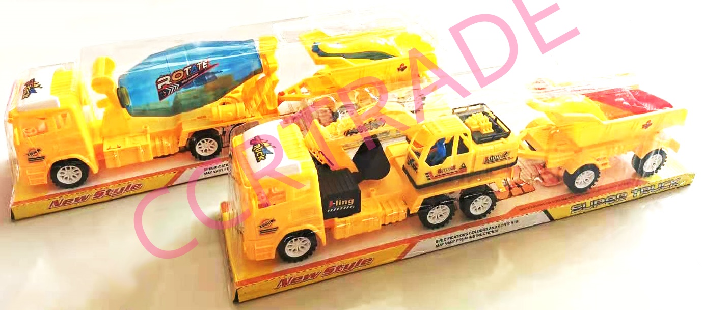 รถบรรทุกเล่นทราย มีลานฝาครอบจัมโบ้ 15.5x58 ซม.(1x3)