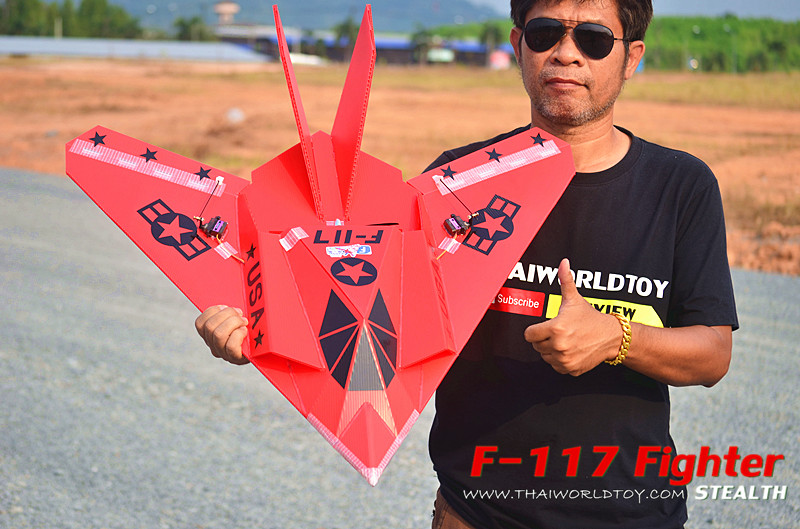 F-117 Stealth Rc 800mm.ชุดพร้อมบิน