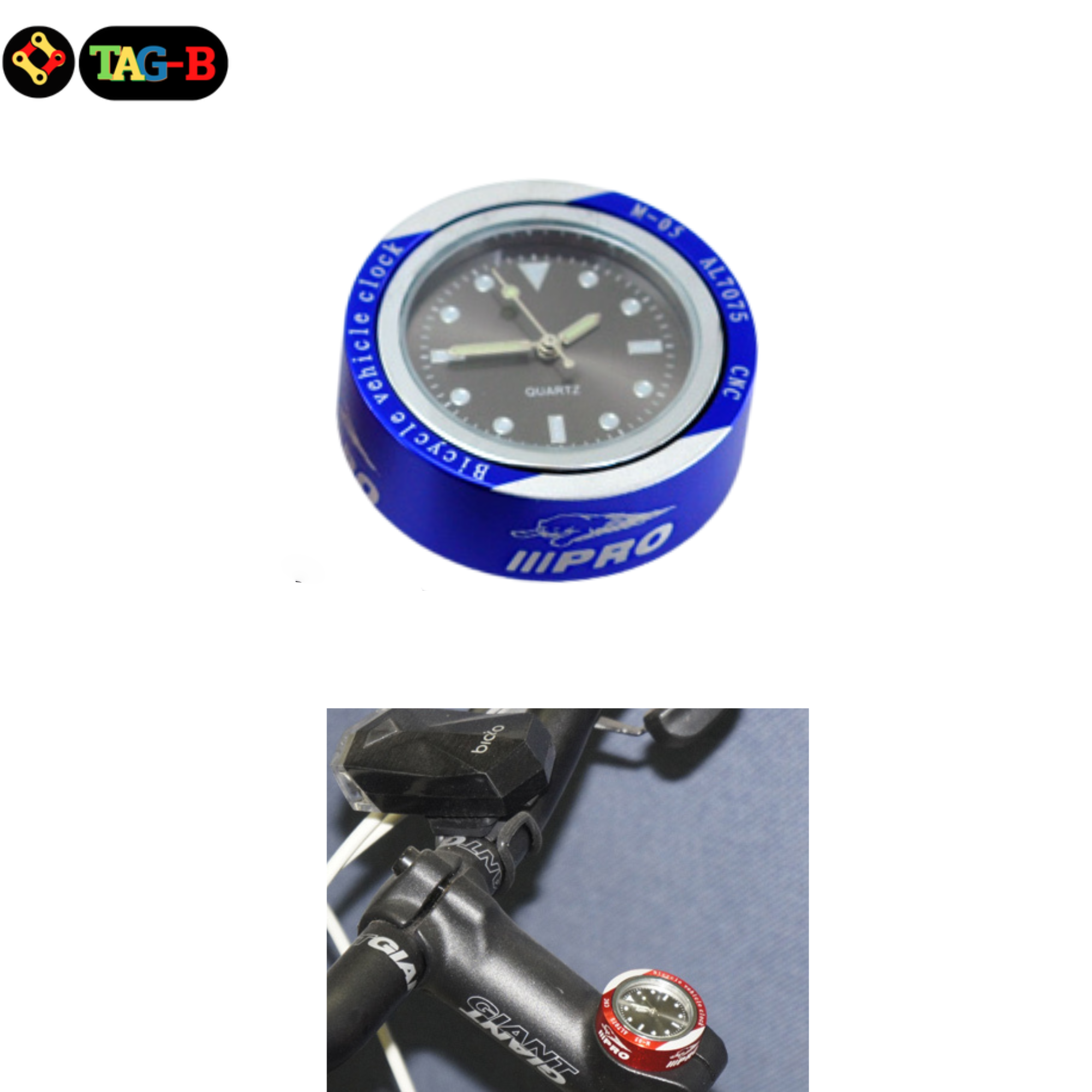 ฝาปิดสเต็มจักรยาน แบบมีนาฬิกา สำหรับคอแฮนด์ 28.6มม.