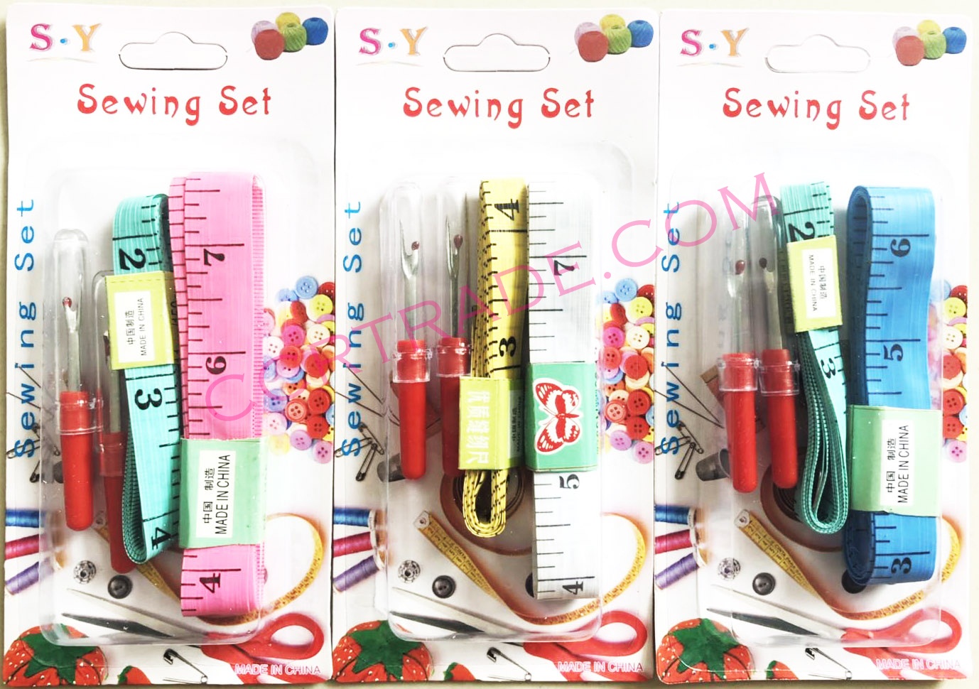 สายวัดเอวใหญ่เล็ก+เลาะด้ายแผง 16.5 ซม.