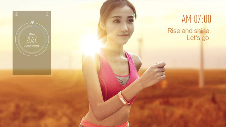 ขาย Xiaomi Mi Band สายรัดข้อมืออัจฉริยะรองรับ iOS และ Android