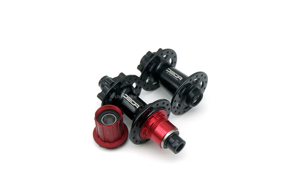 ดุมดิสเบรค DECA (หน้า+หลัง) ดุมรถจักรยานแกน หน้า+หลัง พร้อมตัวแปลงแกน 9