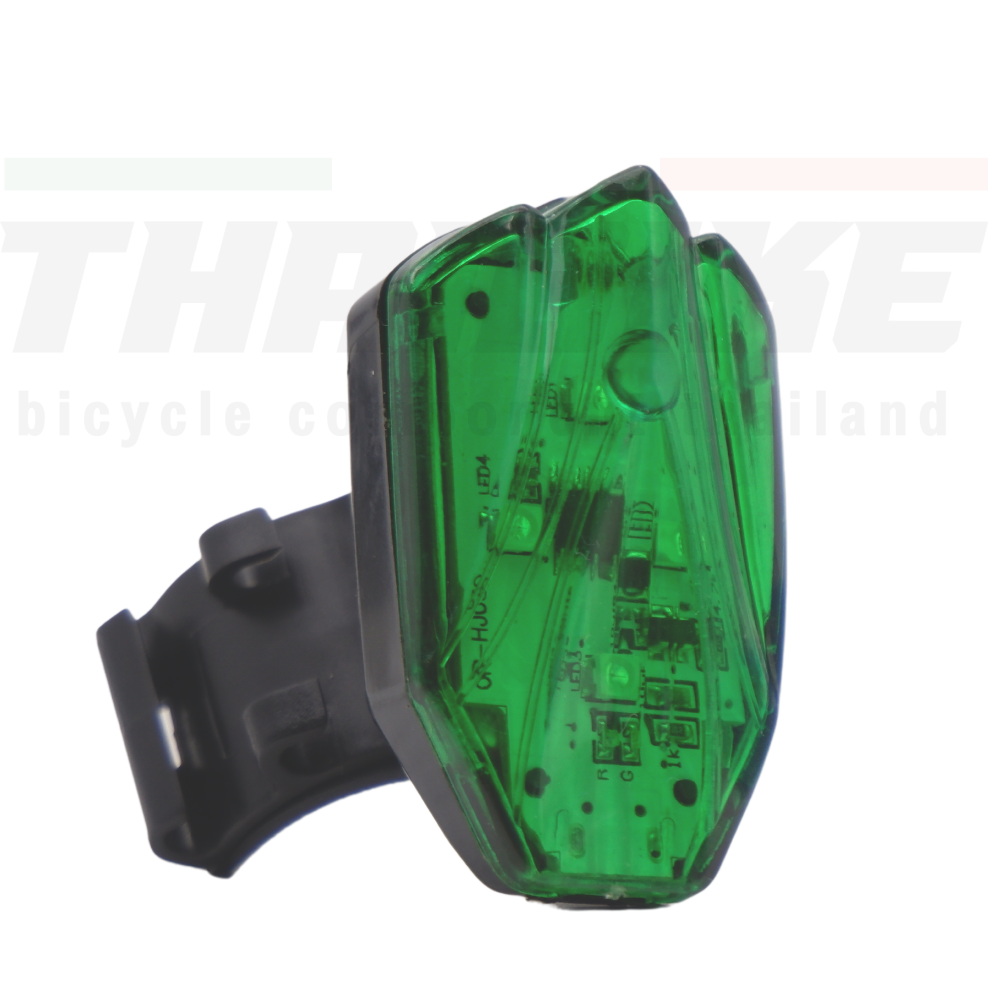 ไฟท้ายจักรยาน ไฟติดหมวกกันน็อค HJ-031 ชาร์จ USB