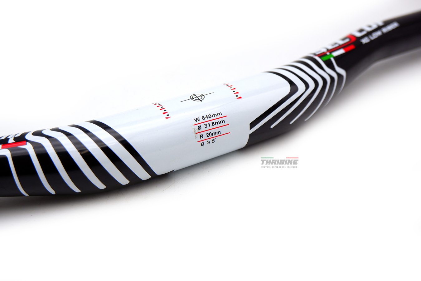 แฮนด์จักรยานเสือภูเขาอลูมิเนียม SELCOF XC 31.8 แบบตรง แบบยก