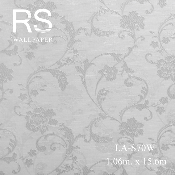 วอลเปเปอร์ลายใบไม้ สไตล์วินเทจ LA-S70W
