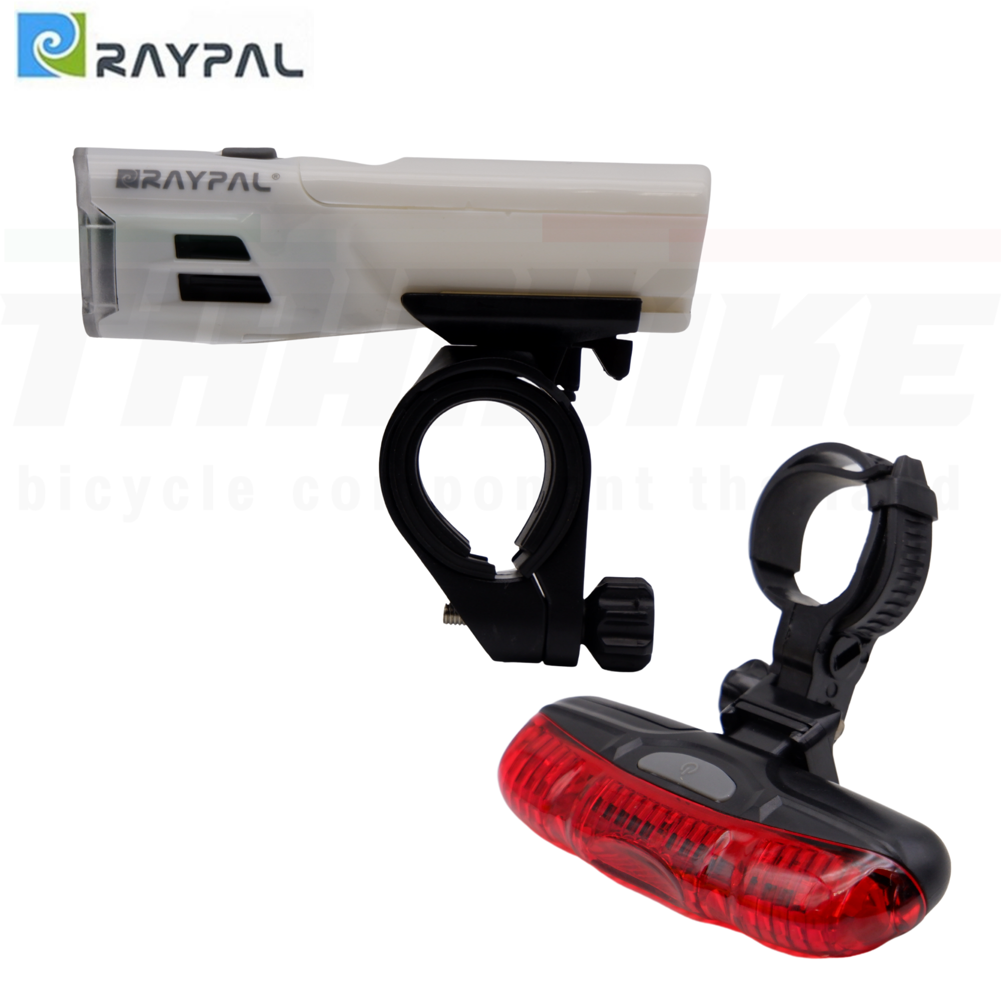 ไฟหน้าจักรยานแบบมีไฟท้ายในตัว RAYPAL NUMEN 2.0+ไฟท้ายทรงมะขาม