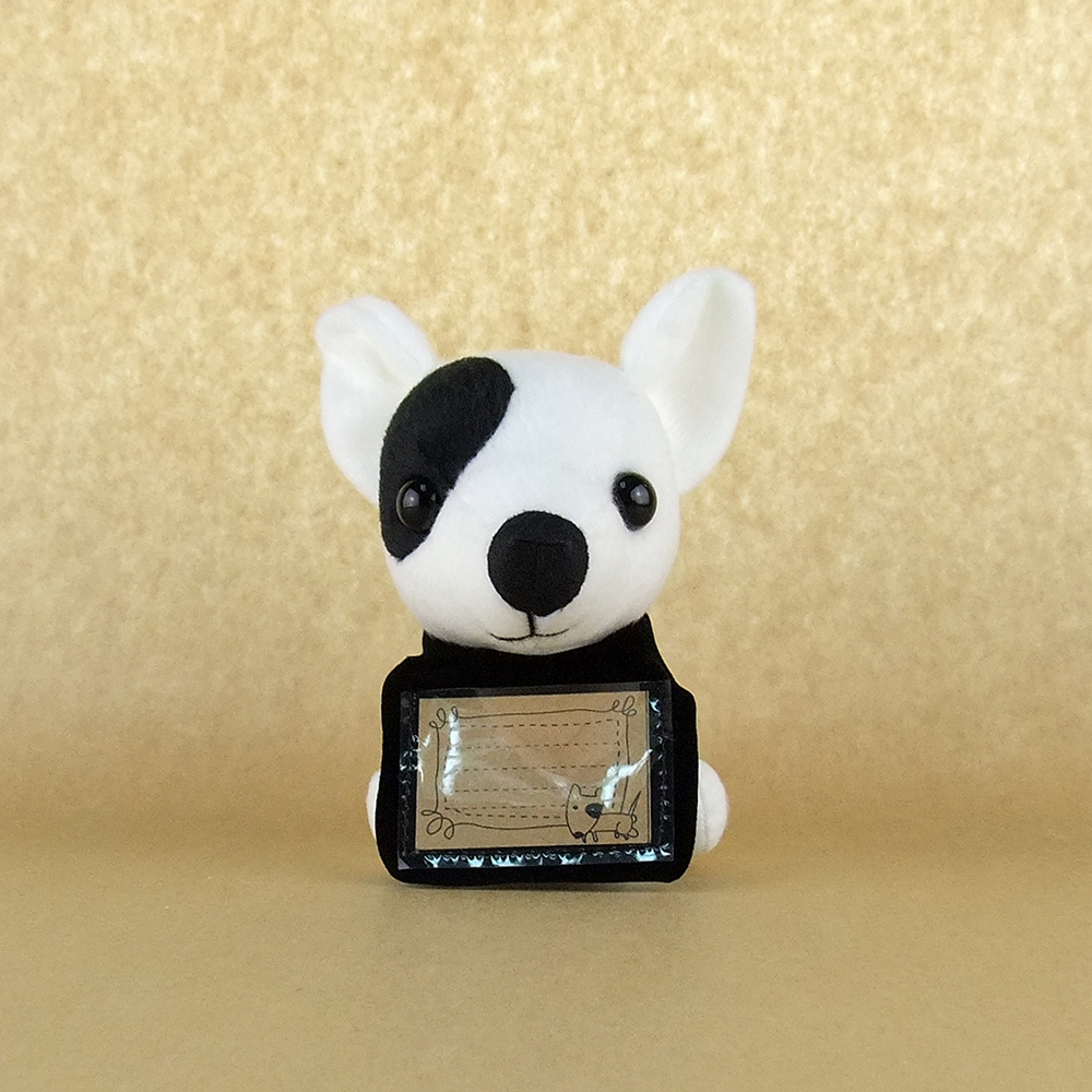 ITOOB Bull Terrier ตุ๊กตาไอ้ตูบ บูเทอเรีย ตุ๊กตาหมาติดชื่อได้