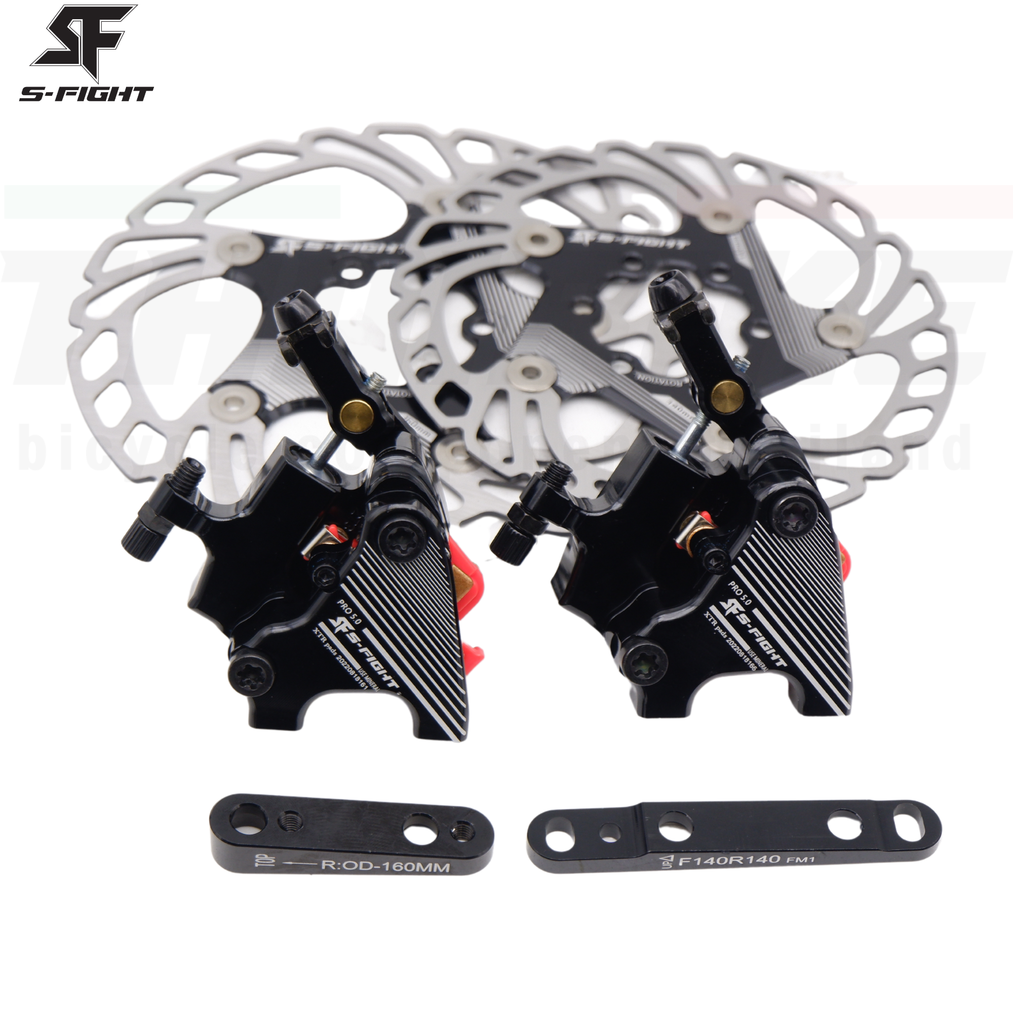 ปั๊มดิสเบรกน้ำมันจักรยาน ไฮดรอลิคแบบสายดึง จาก S-FIGHT รุ่น PRO 5.0 รุ่นใหม่