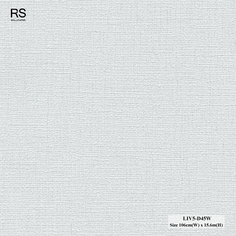 วอลเปเปอร์ลายผ้า สีเทาอ่อน LIV5-D45W