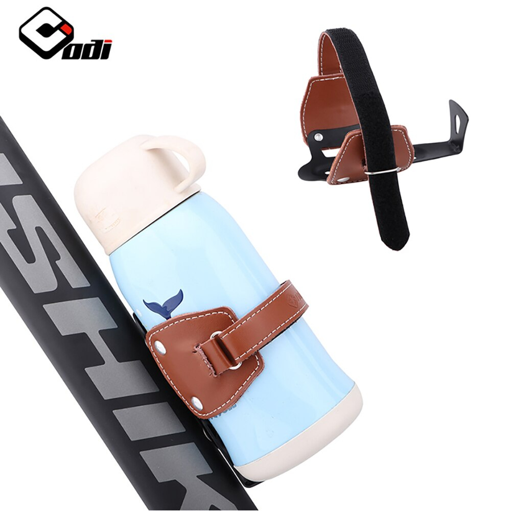 ขาขวดน้ำจักรยานแบบหนัง ODI bicycle retro cowhide water bottle holder