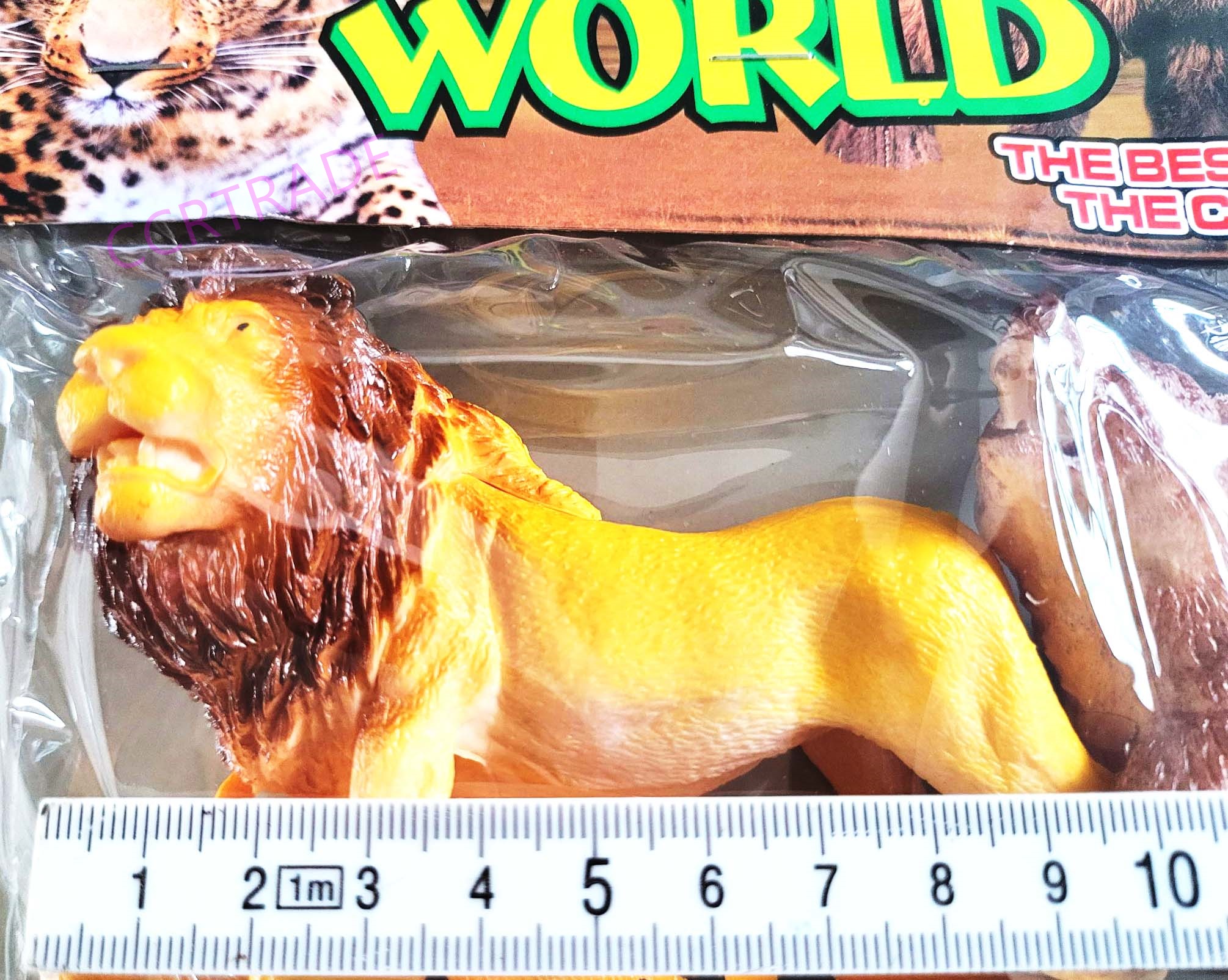 เซ็ทโมเดลสัตว์ป่านักล่าใหญ่ 6 ชิ้นถุง PVC 23x31 ซม.(1x3)