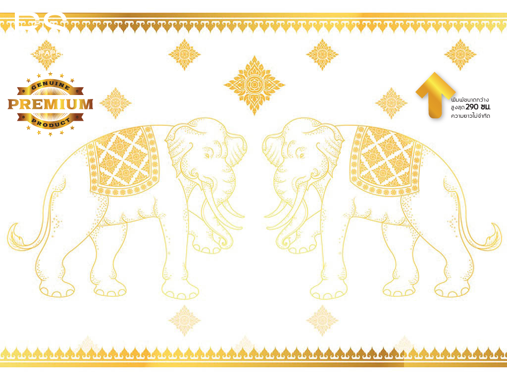 วอลเปเปอร์ ภาพช้างไทย J-PREMIUM(สั่งผลิต)