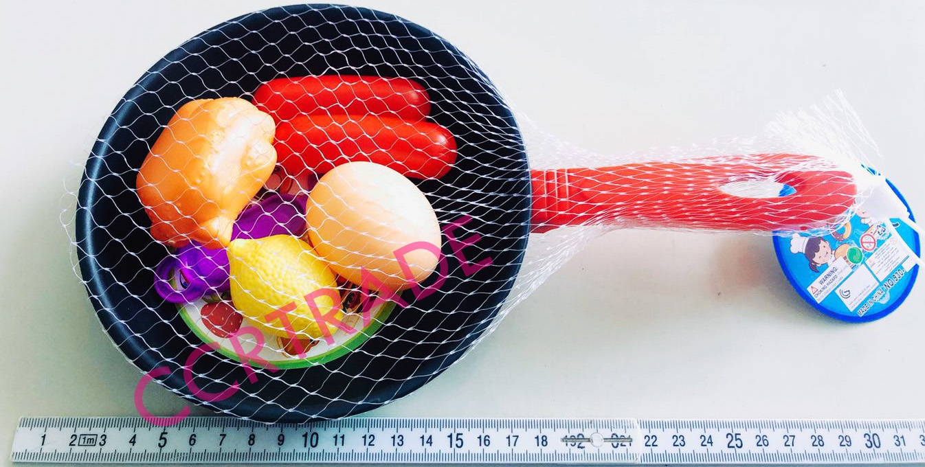 ชุดครัวกะทะ+อุปกรณ์ 5 ชิ้นถุงตาข่าย 28 ซม.