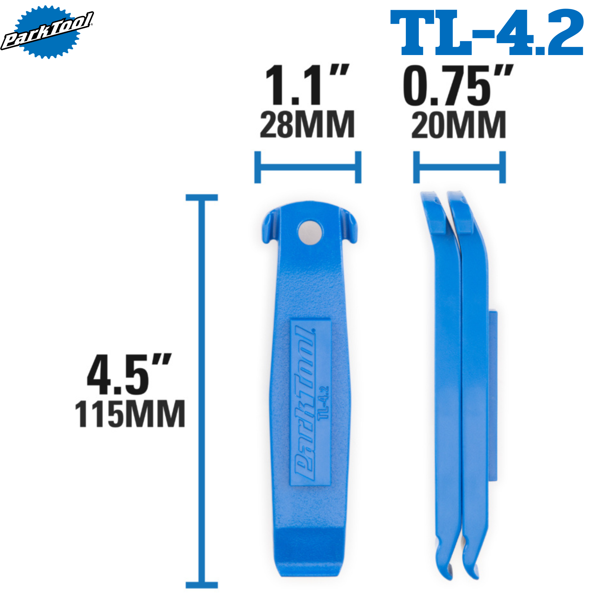 ที่งัดยางจักรยาน PARK TOOL TIRE LEVER SET TL-4.2