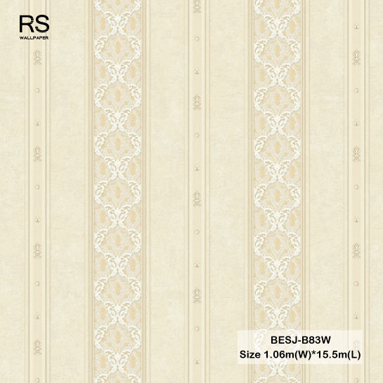 วอลเปเปอร์ลายหลุยส์คลาสสิคสลับลายทาง BESJ-B83W