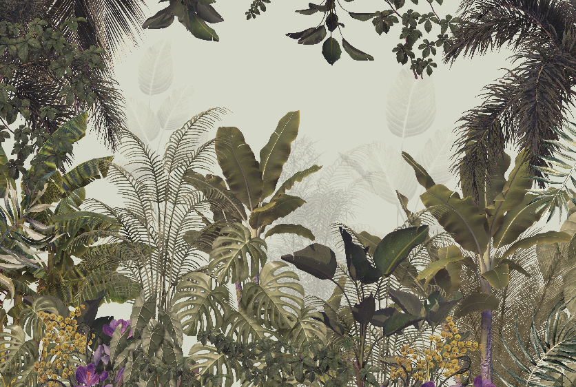 วอลเปเปอร์ภาพป่าเขตร้อน Tropical (สั่งผลิต)