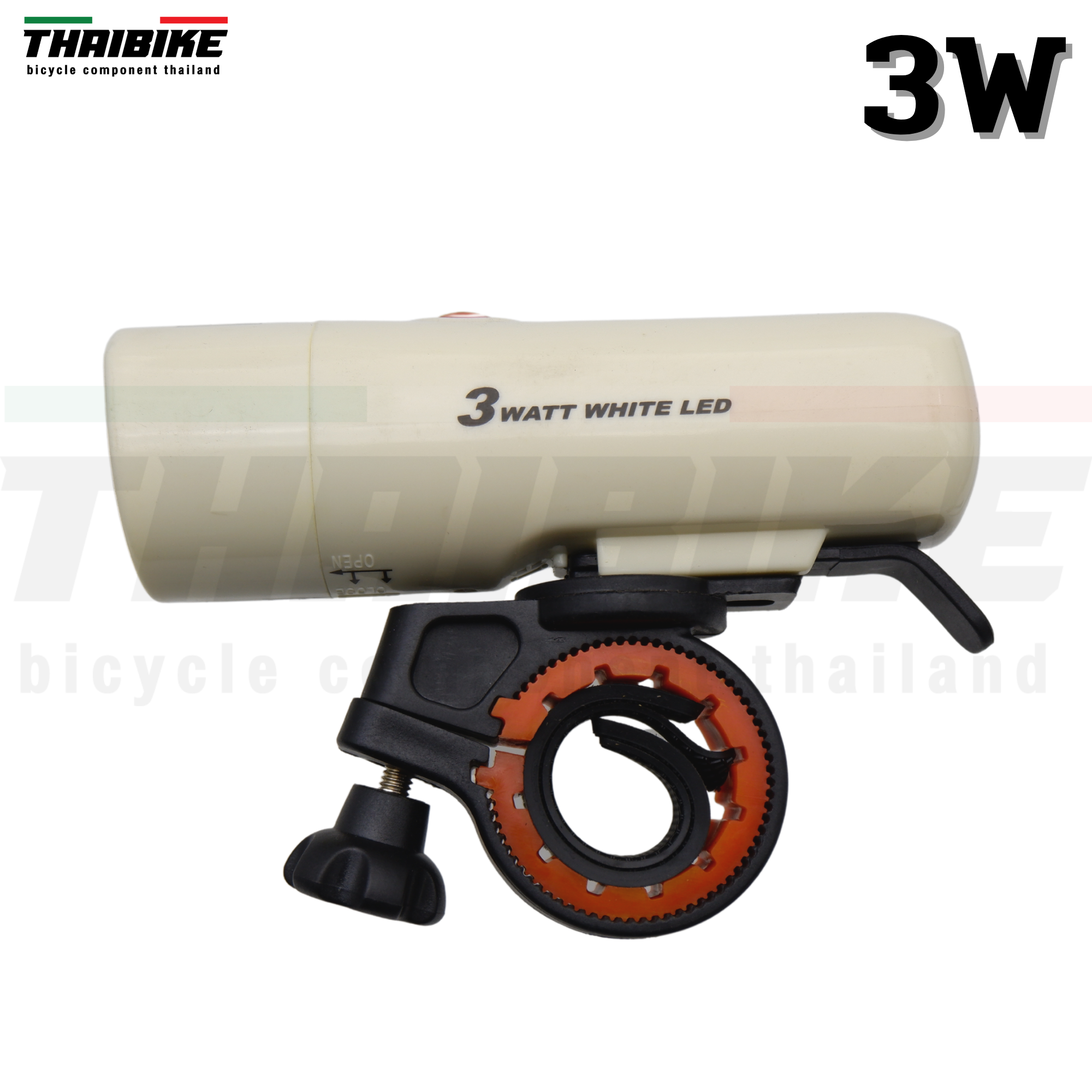 ไฟหน้าจักรยาน WILDWOLF 3W แบบใช้ถ่าน 3A