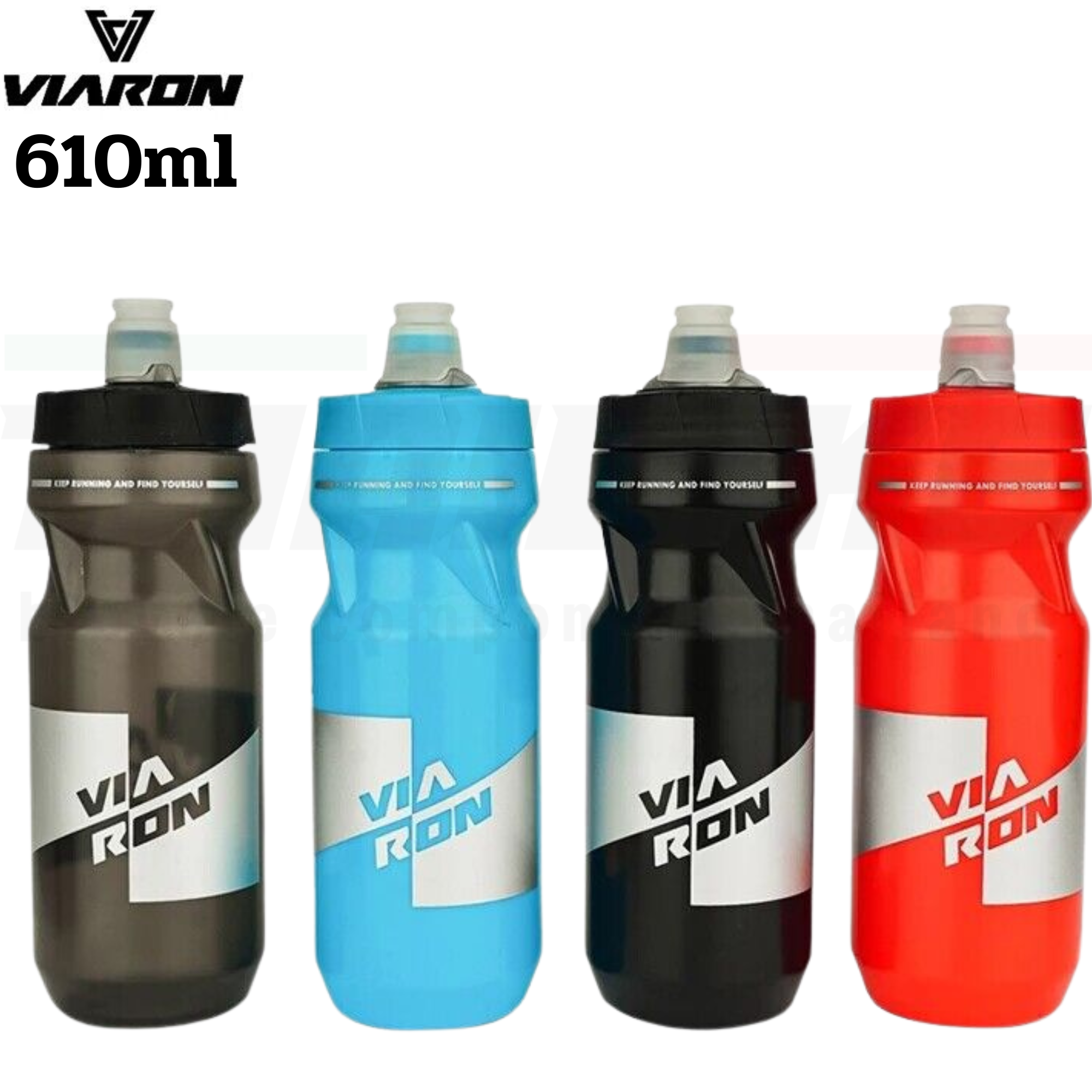 ขวดน้ำปั่นจักรยานเสือหมอบ เสือภูเขา VIARON 550/610ML KL02/KL04