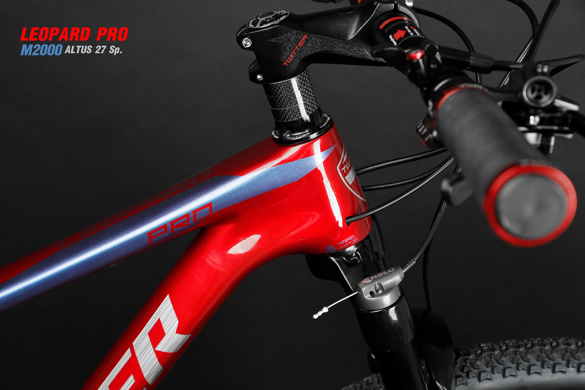 จักรยานเสือภูเขาคาร์บอน รุ่นใหม่จาก Twiter Bike รุ่น LEOPARD PRO M2000