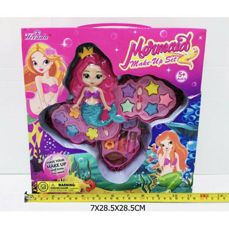 ชุดแต่งหน้าของเล่น แต่งหน้านางเงือก เครื่องสำอางค์เด็ก แต่งหน้าเด็ก