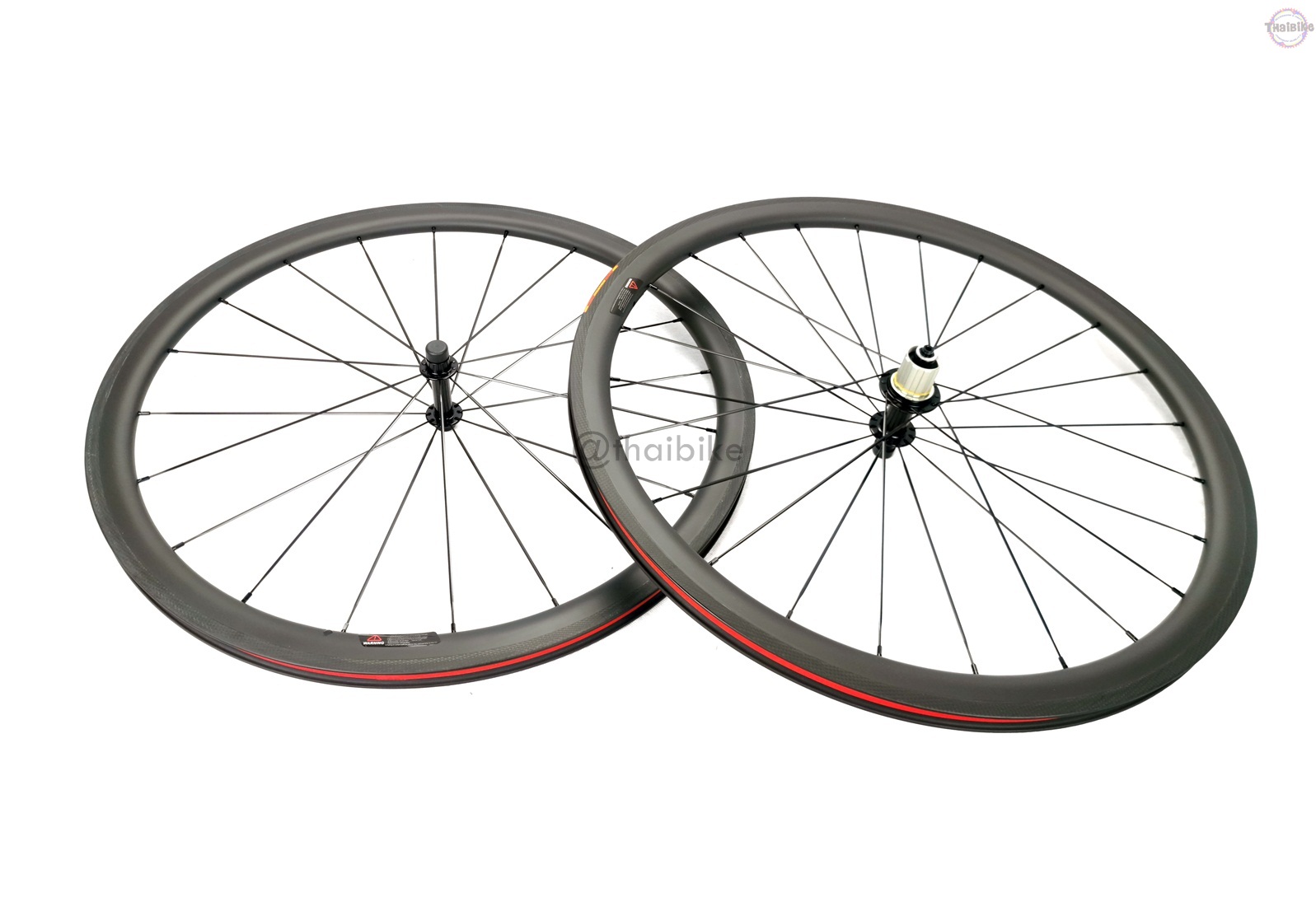 ประกัน 1 ปี ล้อเสือหมอบคาร์บอน ดุม POWERWAY R13 ขอบ 38/38