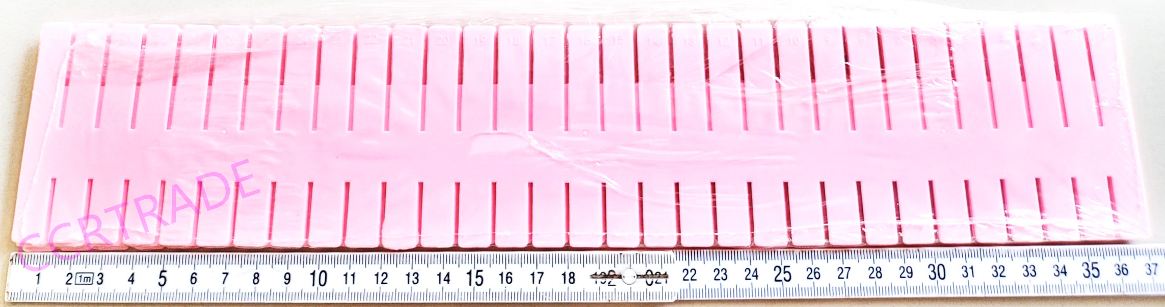 แผ่นจัดระเบียนลิ้นชัก 4 ชิ้นถุง 7x37 ซม.