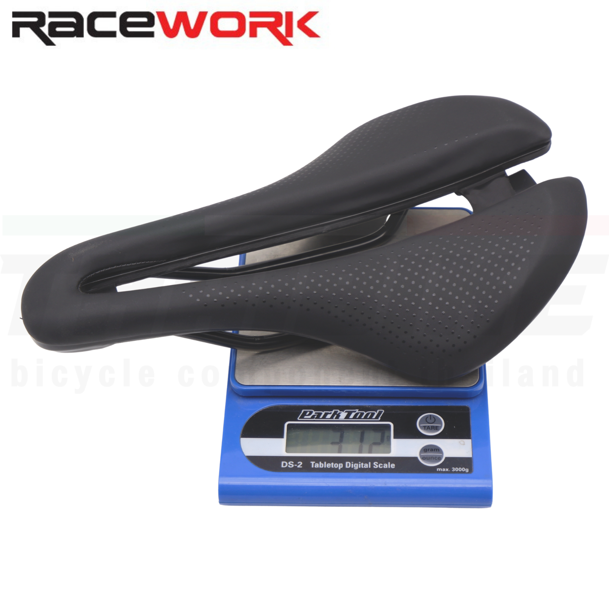 อานจักรยานเสือหมอบ เสือภเขา RACEWORK Pro4 MTB มีไฟท้ายในตัว