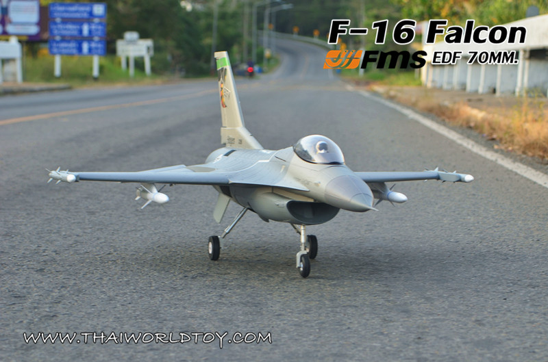 F-16 Fighting Falcon 70MM. FMS+พับล้อ