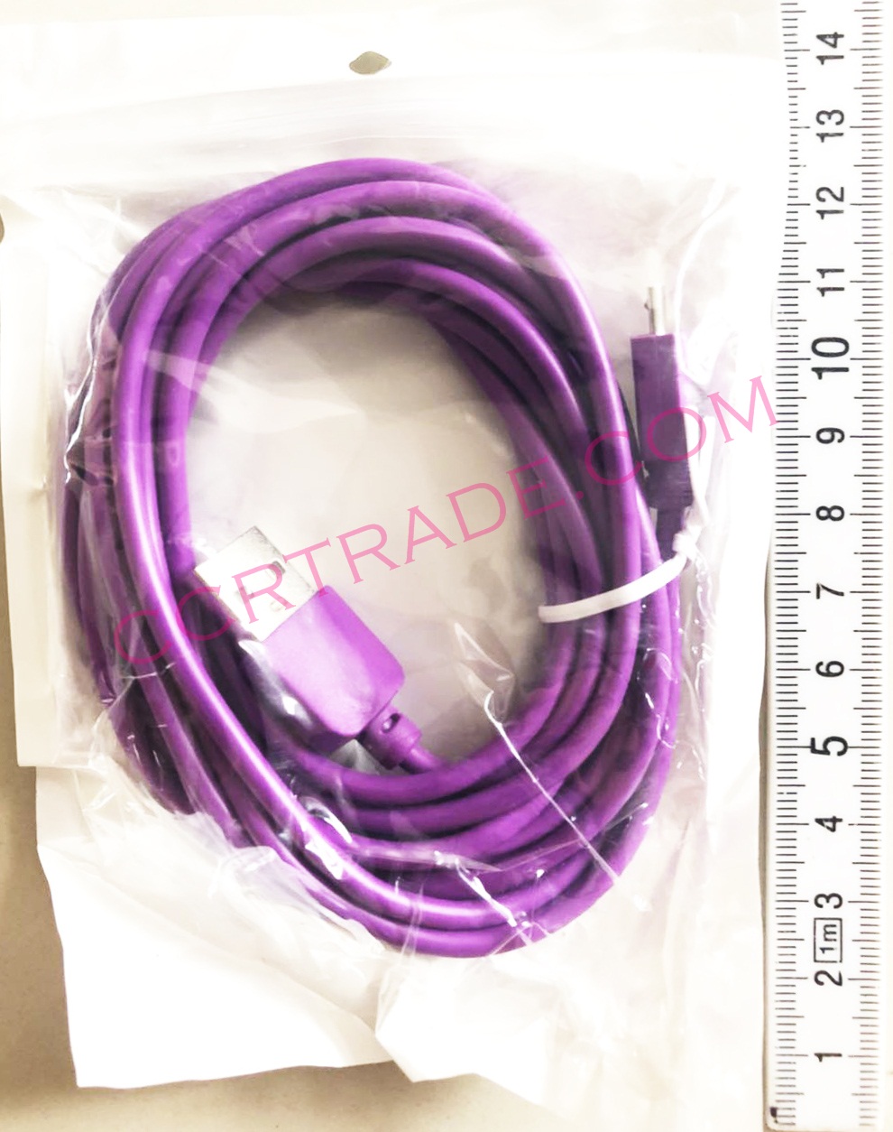 สายชาร์ทซัมซุง 3 ม. ถุง 14 ซม.(สาย PVC)