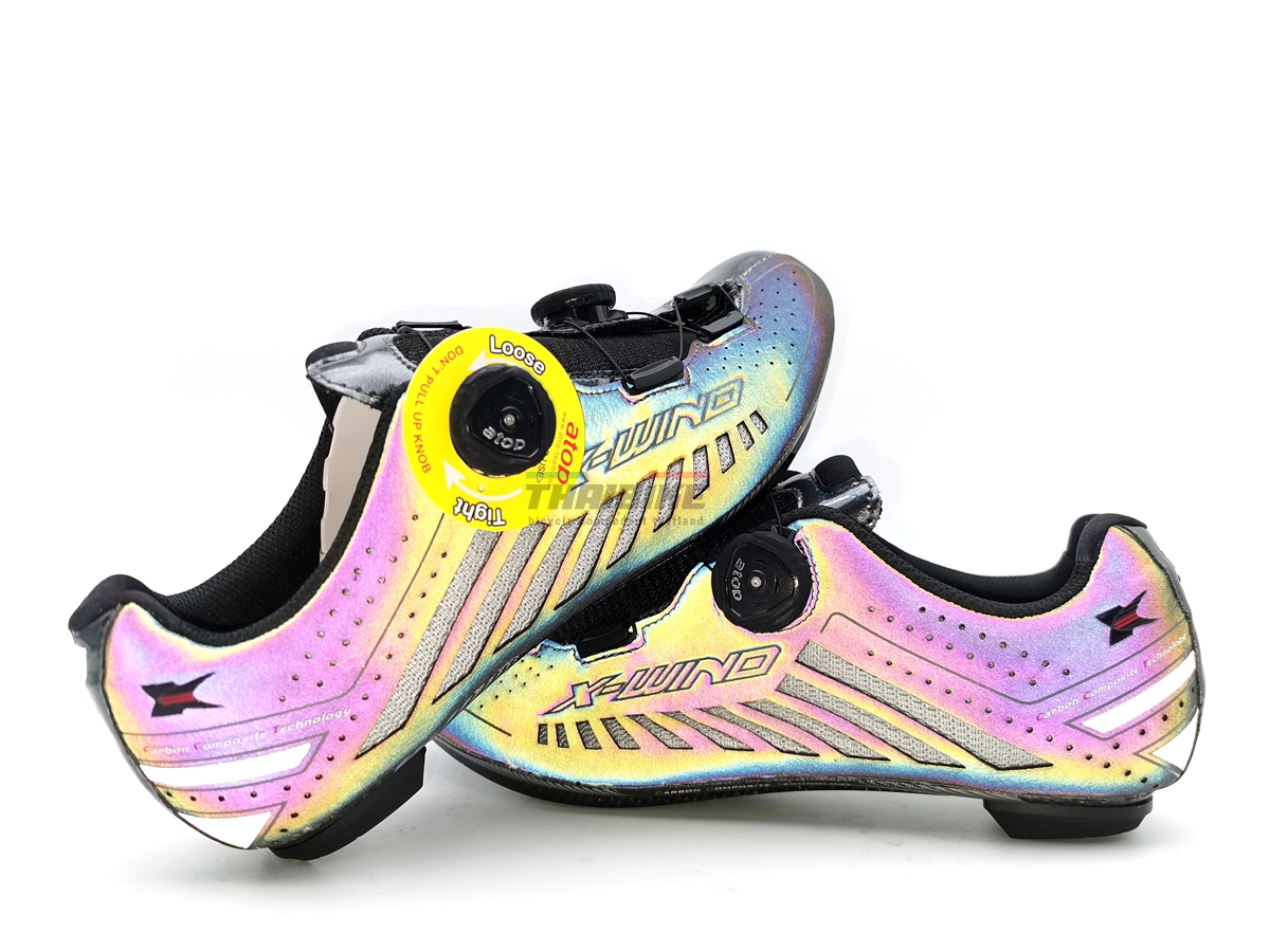 รองเท้าจักรยานเสือหมอบพื้นคาร์บอน X-WIND รุ่น PHANTOM ROAD