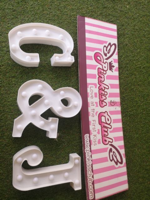 อักษรไฟ ตัวอักษรมีไฟ อักษรไฟled อักษร A-Z หัวใจ ❤️ & ‼️ พร้อมส่ง‼️