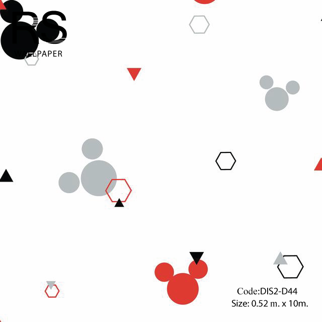 วอลเปเปอร์ลายการ์ตูนดิสนีย์ MICKEY MOUSE DIS2-D44