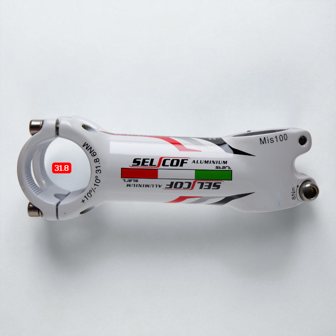 สเต็มจักรยานอลูมิเนียม +-10 ขนาดคอ 25.4/31.8 SELCOF KA052 KA053 3D FORGE