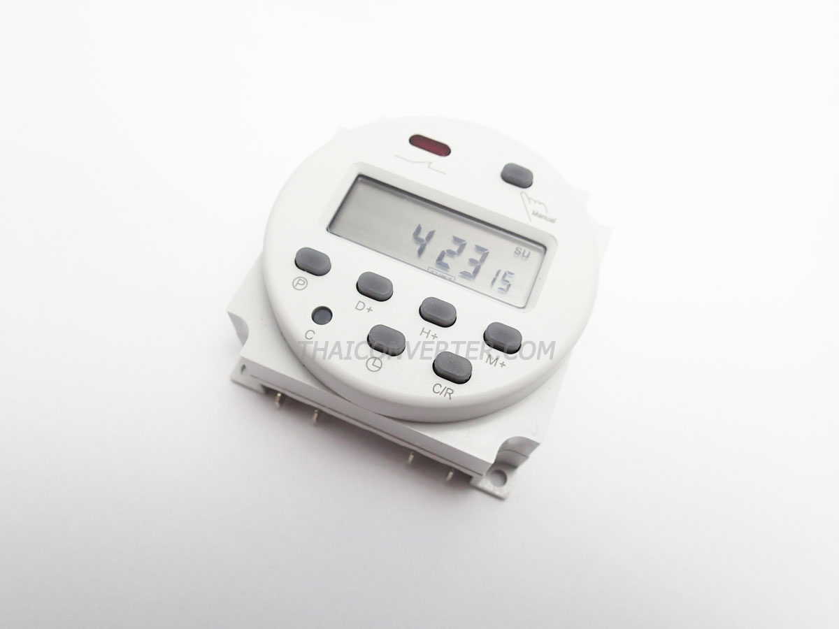 เครื่องตั้งเวลาดิจิตอล 16 โปรแกรม 12V 16A