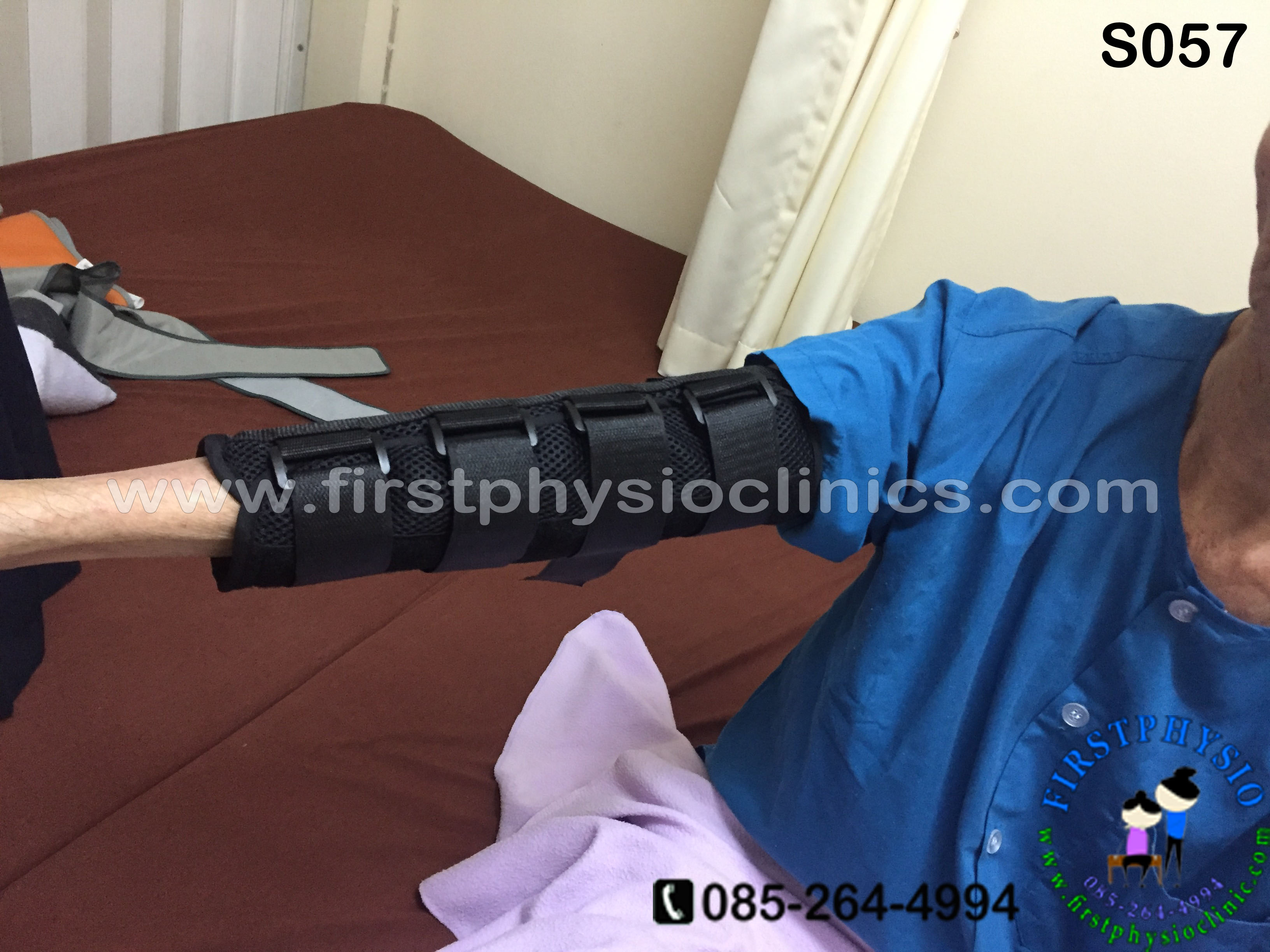 FIRSTPHYSIO/อุปกรณ์เหยียดข้อศอกผู้ใหญ่/ดามข้อศอก/ข้อศอกติด//Elbow Stretch/อุปกรณ์ช่วยเหยียดศอกตรง/ที่ดัดข้อศอกตรง/อุปกรณ์ดามศอกลดเกร็ง