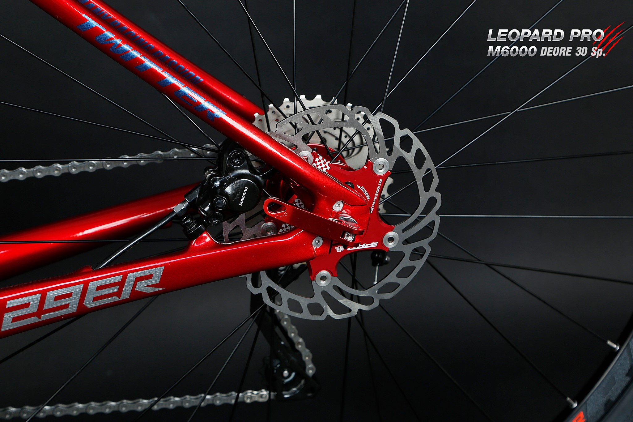 จักรยานเสือภูเขา TWITER รุ่น LEOPARD PRO M6000 ล้อ 29 นิ้ว