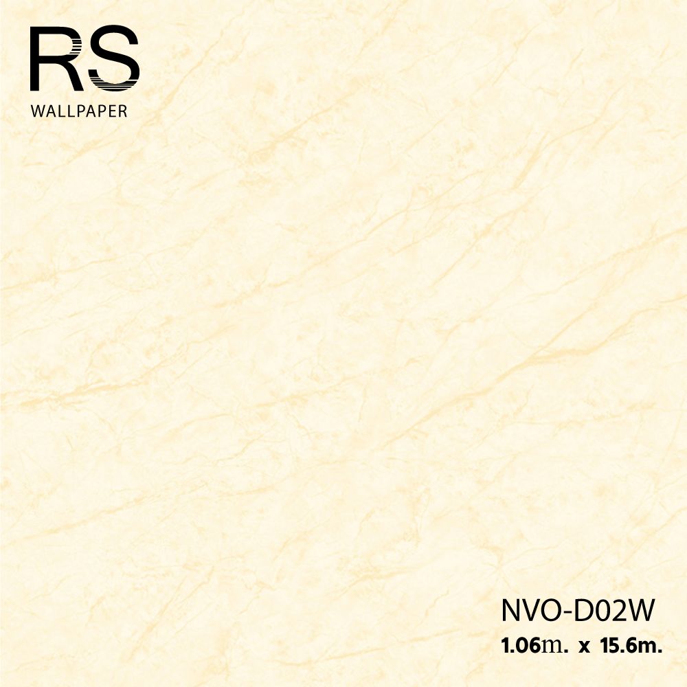 วอลเปเปอร์ ลายหินอ่อน สีครีม NVO-D02W