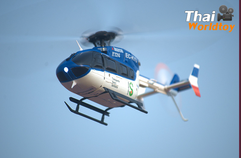 XK-K124 EC145 brushlessมอเตอร์ 3d 6ch เฮลิคอปเตอร์