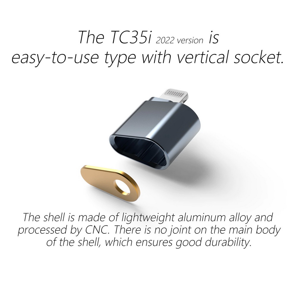 ขาย DD TC35i 2022 แจ็คแปลง Lightning ให้รองรับหูฟัง 3.5mm มาตรฐาน