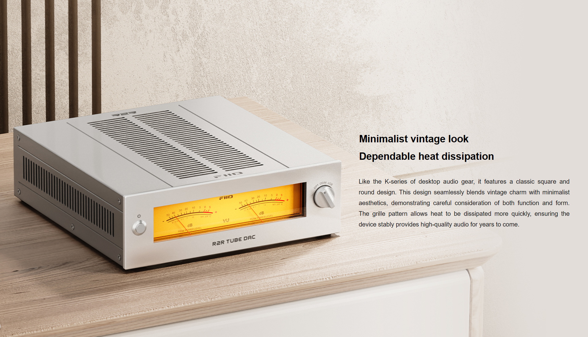 <PreOrder> FiiO WARMER DAC/AMP แบบ R2R ที่มี Tube Buffer สำหรับระบบเสียง Hi‑Fi ประกันศูนย์ไทย
