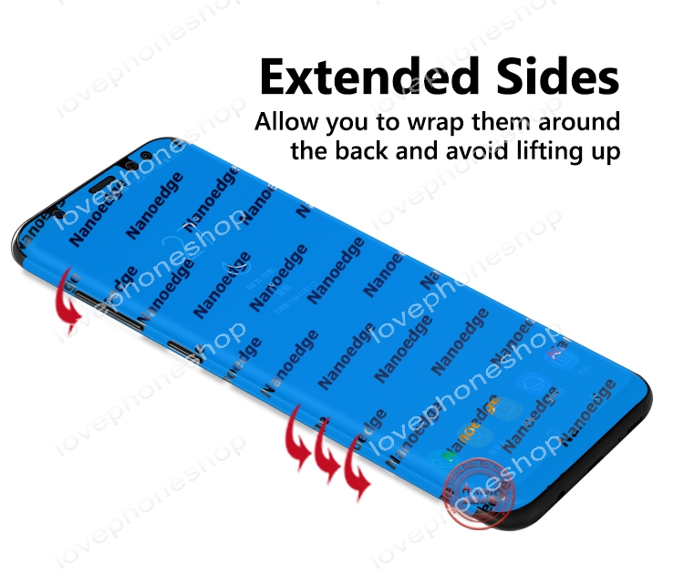ฟิลม์กันรอย iPhone X/XS, XR, XSmax (5D Full Screen Coverage Nano Edge TPU Screen Protector) ส่งฟรี!!!
