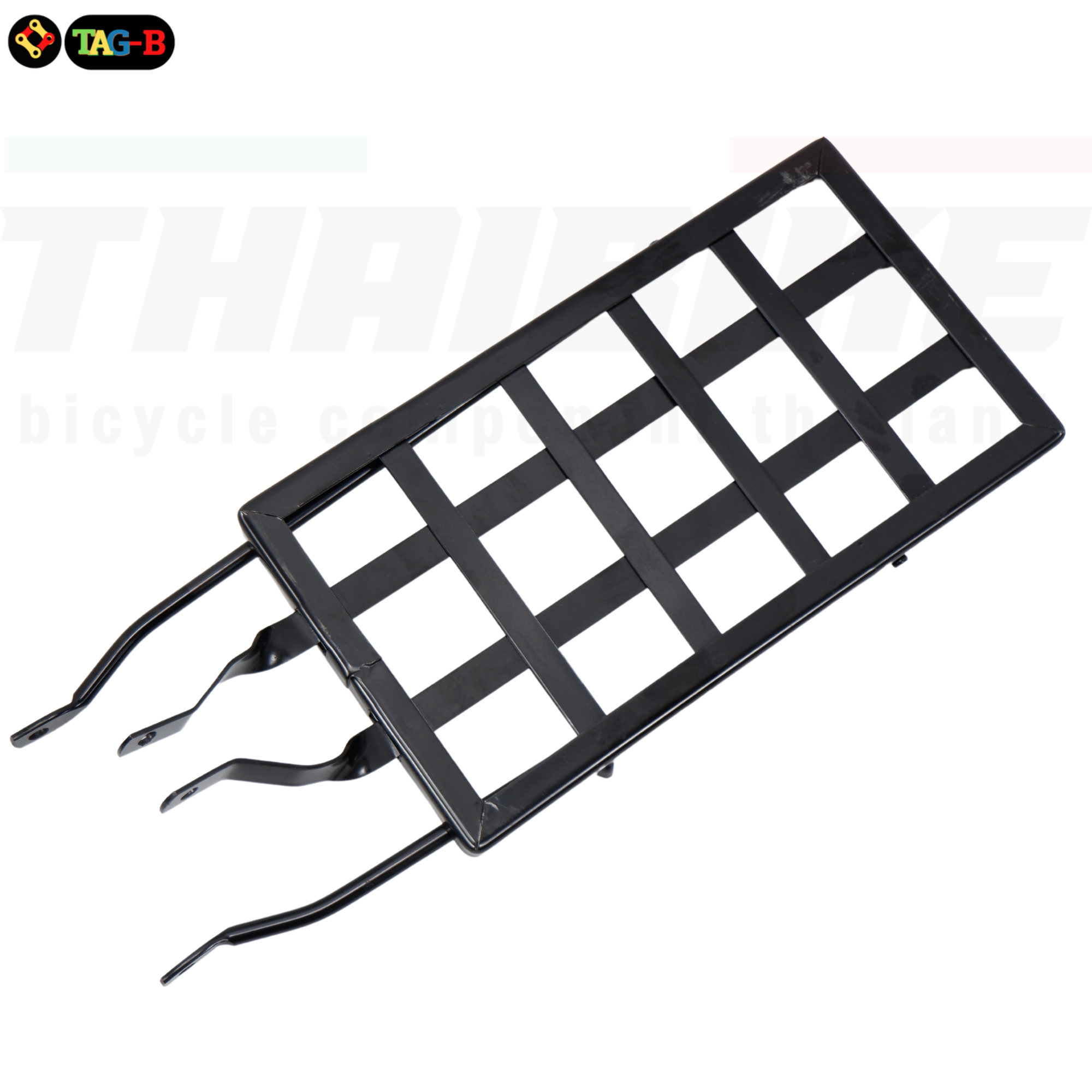 ตะแกรงท้ายจักรยานวินเทจ เหล็กฉากชุบ รถจักรยาน 26" แบบโบราณ ย้อนยุค ตะแกรงหลัง