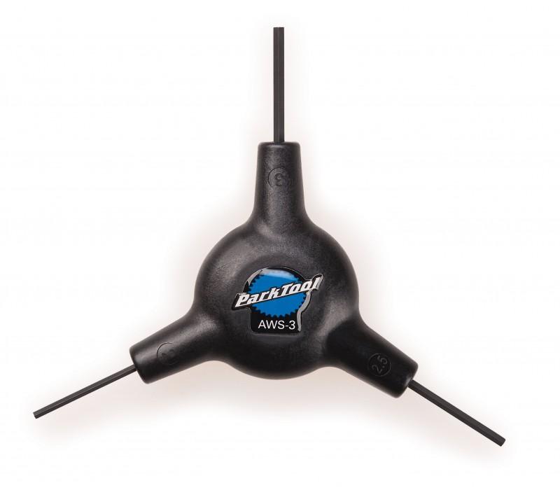 เครื่องมือหกเหลี่ยม 3 ทาง Park Tool, AWS-3 สีเขียว 2MM, 2.5MM,3MM